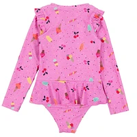 Desserts UV Long Sleeves Swimsuit 2-6y