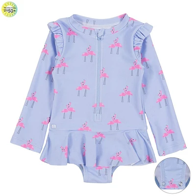 Flamingo Long Sleeves UV Swimsuit 12-24m