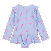 Flamingo Long Sleeves UV Swimsuit 12-24m