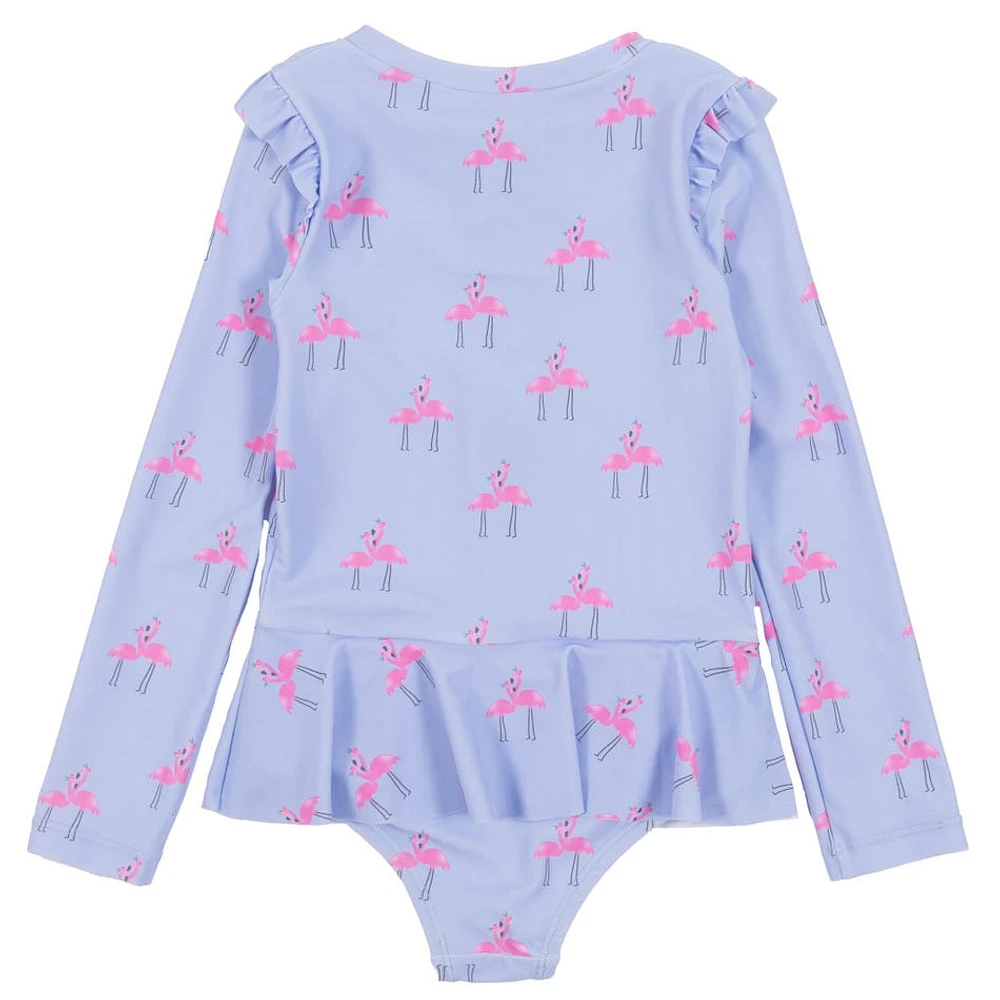 Flamingo UV Long Sleeves Swimsuit 2-6y