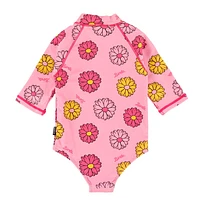 Flower AOP UV Swuimsuit 2-10y