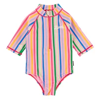 Stripe UV Swimsuit 2-10y