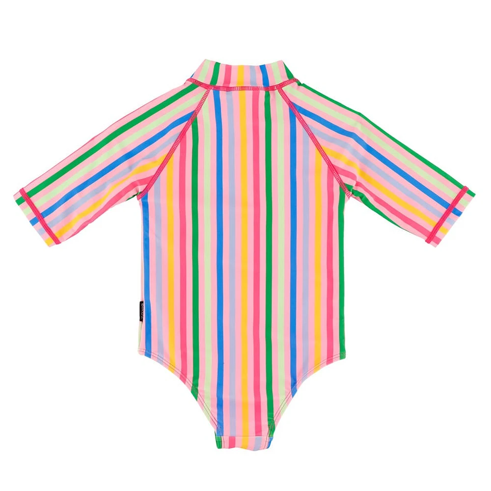 Stripe UV Swimsuit 2-10y