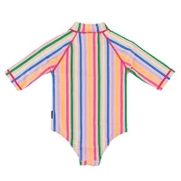 Stripe UV Swimsuit 2-10y