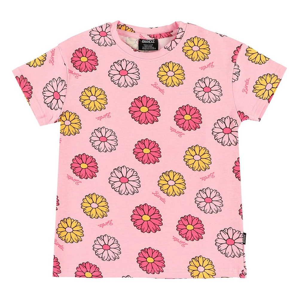 T-shirt Imprimé Fleurs 2-10ans