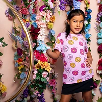 T-shirt Imprimé Fleurs 2-10ans