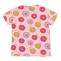 T-shirt Imprimé Fleurs 2-10ans