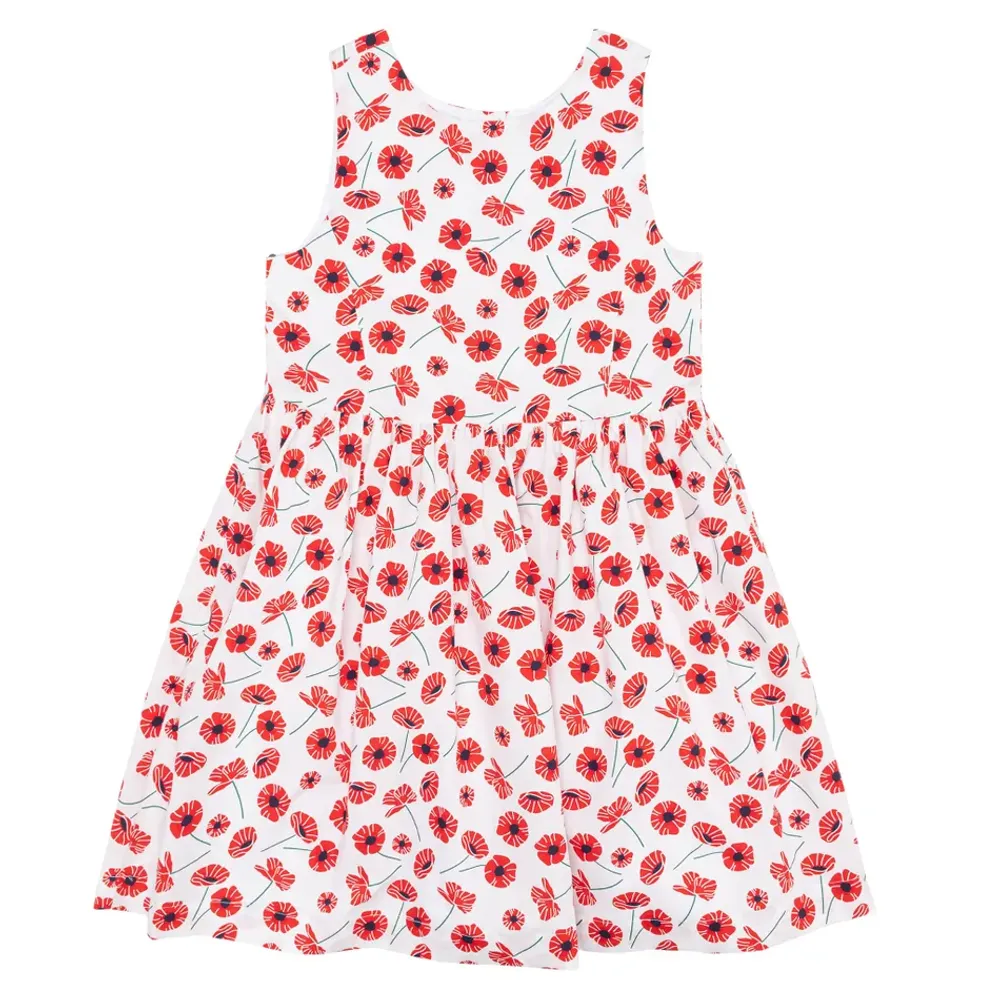 Sleeveless Dress Woven 2-14y