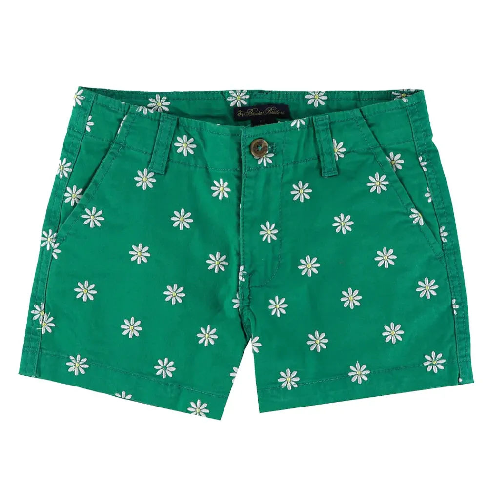 Brooks Brothers Daisies Short Wover 2-14y