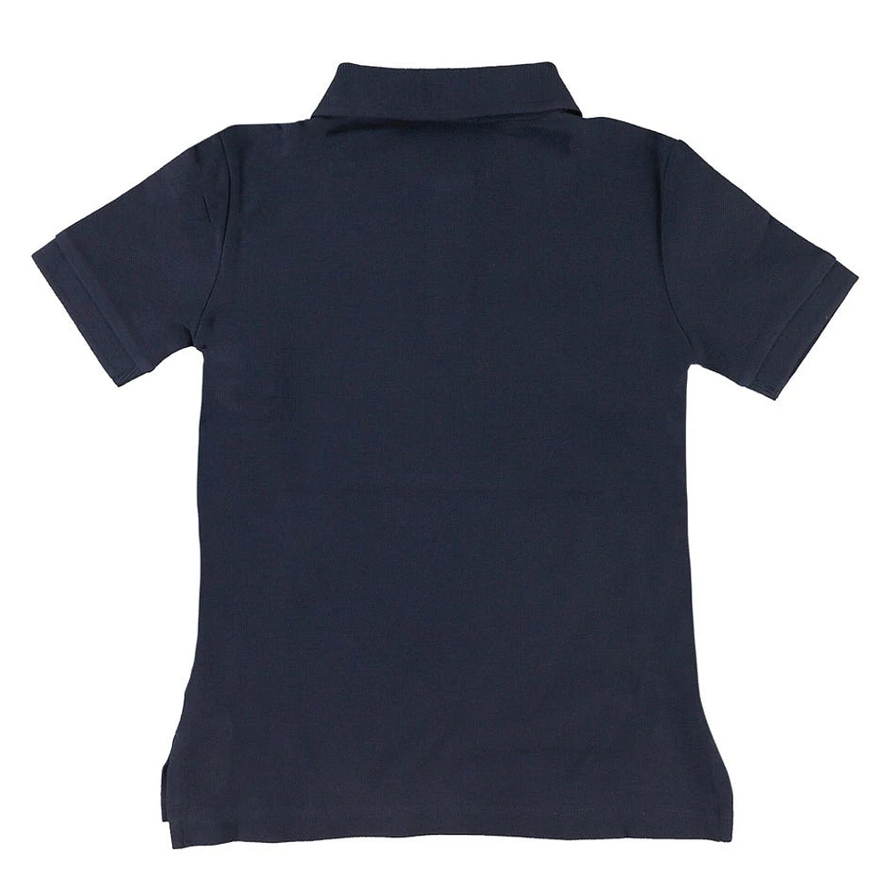 Short Sleeves Polo Top Knit 2-14y