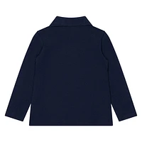 Long Sleeves Polo Top Knit 2-14y