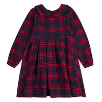 Plaid Flannel Dress 2-14y