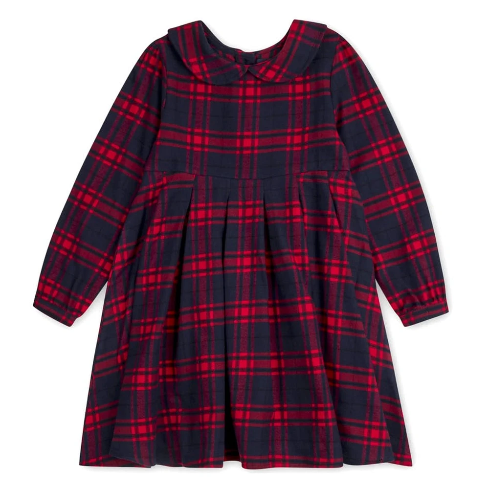 Plaid Flannel Dress 2-14y