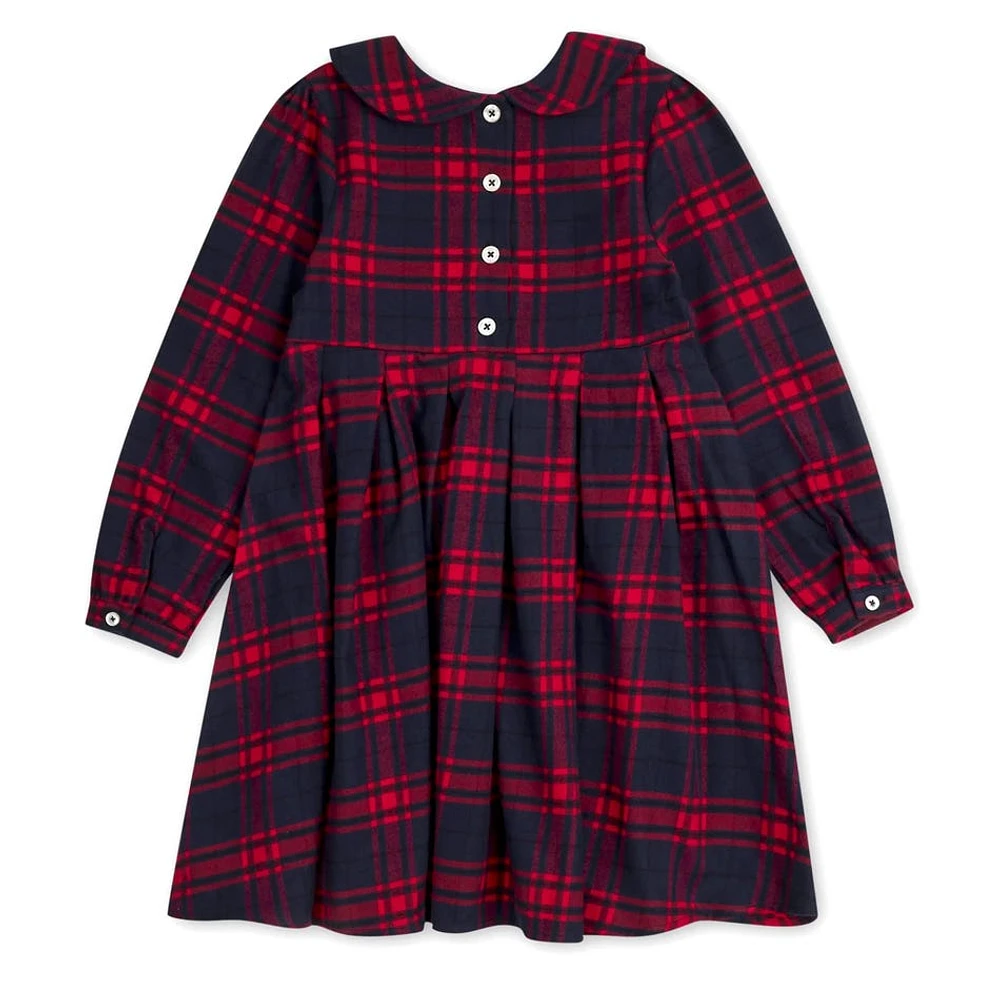 Plaid Flannel Dress 2-14y