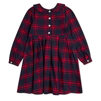 Plaid Flannel Dress 2-14y