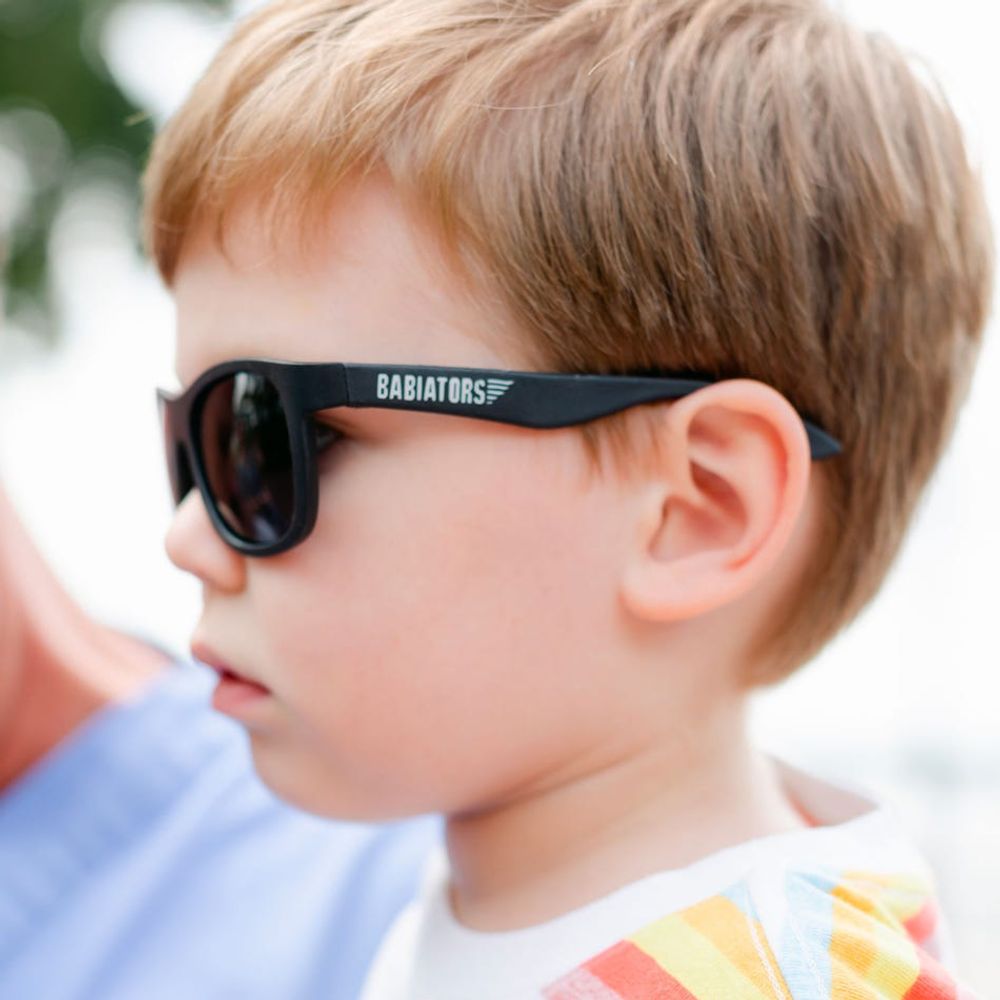 Black Navigator Sunglasses 0-2y