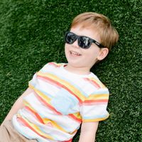 Black Navigator Sunglasses 3-5y