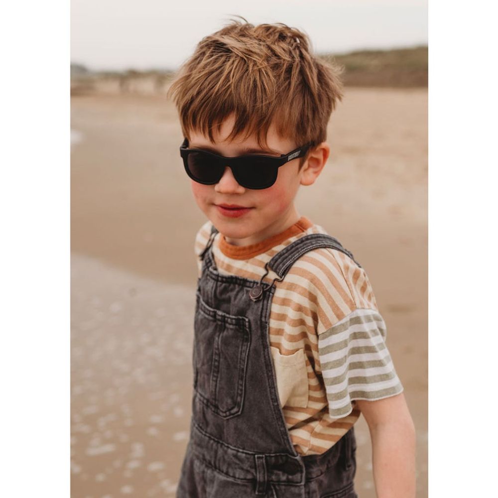 Black Navigator Sunglasses 3-5y