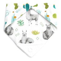 Teething Bib - Cactus & Llamas