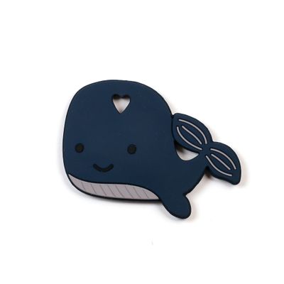 Teething Toy - Navy Whale