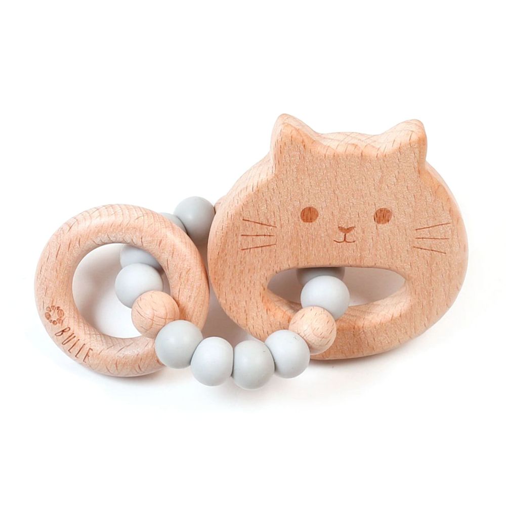 Cat Wood Rattle