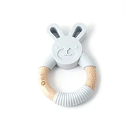 Animal Rattle - Gray Rabbit