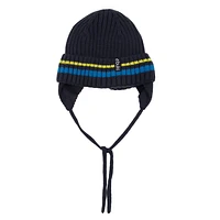 Navy Knit Beanie 2-6y