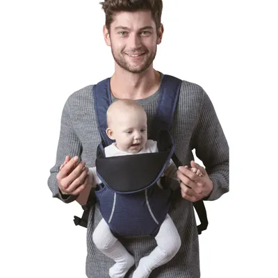 Ergonomic three carry positions Baby carrier- Navy