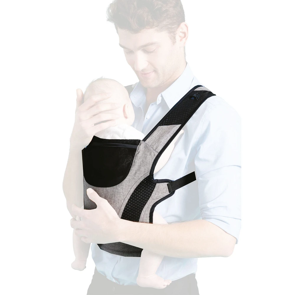 Porte Bébé Ergonomique - Gris