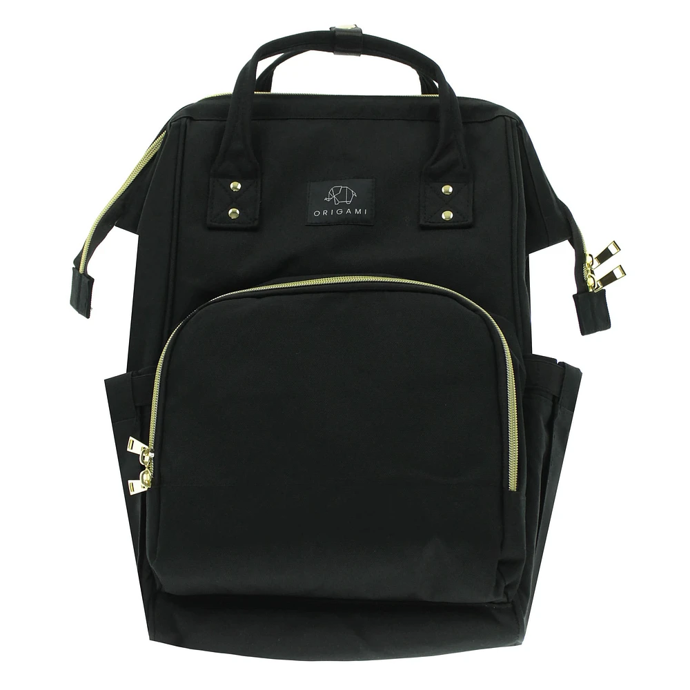 Sac à Couches à Dos - Noir
