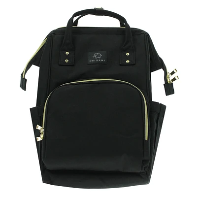 Sac à Couches à Dos - Noir
