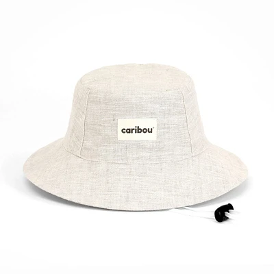 Ecru White Bucket Hat 4-18m