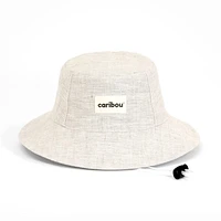 Ecru White Bucket Hat 4-18m