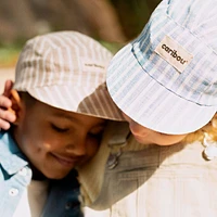 Natural Striped Cap 2-12y