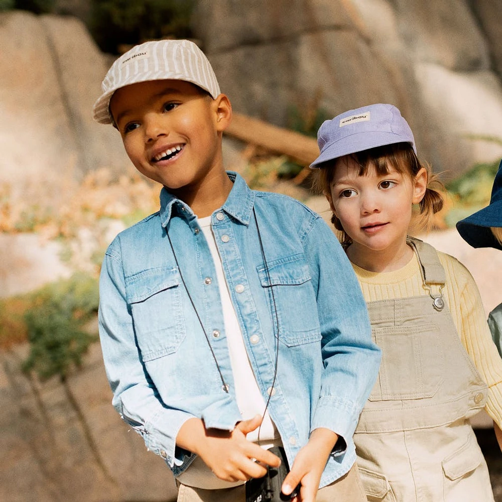 Casquette Rayée Naturel 2-12ans