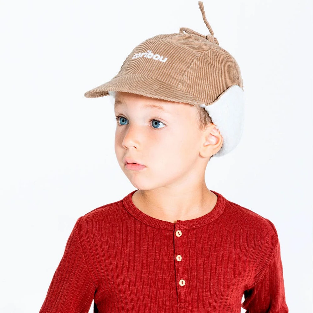 Taupe Sherpa Cap 6m-5y