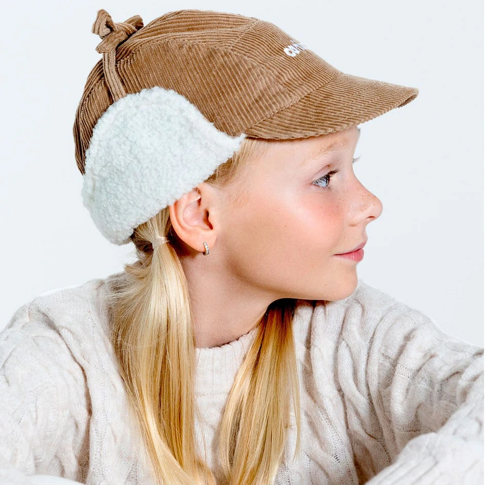 Taupe Sherpa Cap 6m-5y