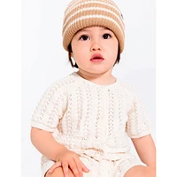 Merinos Striped Beanie 6-18m