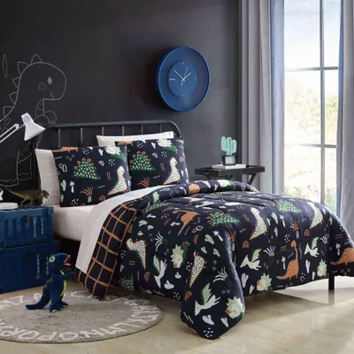 Double Comforter Set - Dinosaur