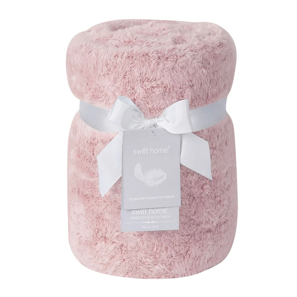 Couverture Peluche - Rose