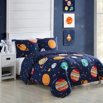 Twin Comforter Set - Planets