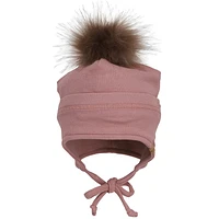 Pompom Rib Hat 3-18m