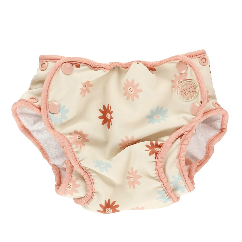 Flowers Swim Diaper 8-35lb