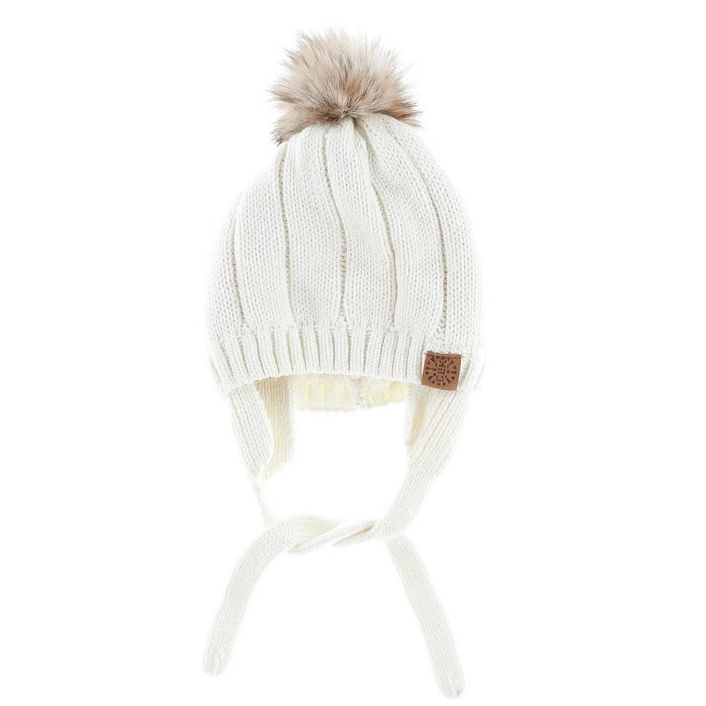 Tuque Pompon Tricot 0-18mois