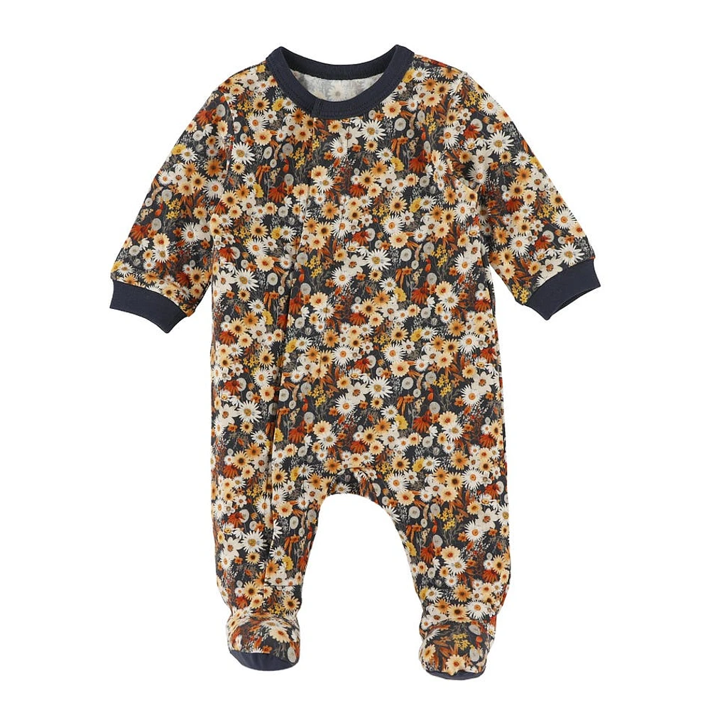 Flowers Magnetic Pajamas P-12m