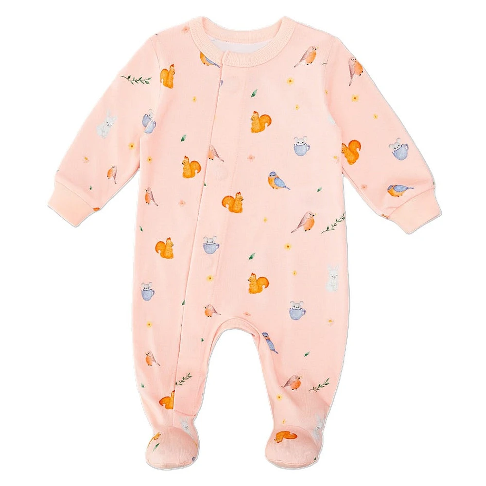 Birds Magnetic Pajamas Premature-12m