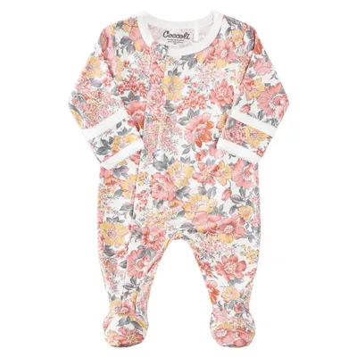 Flowers Modal Pajamas 1-18m