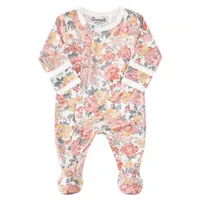 Flowers Modal Pajamas 1-18m