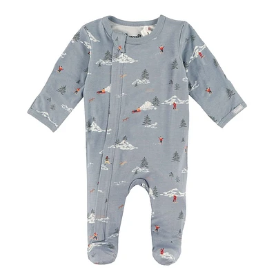 Winter Scene Modal Pajamas 0-18m