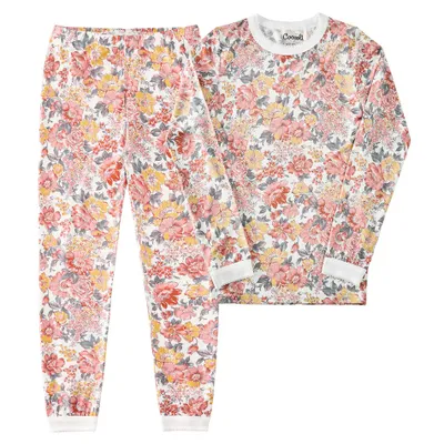 Flowers Pajamas 2-12y